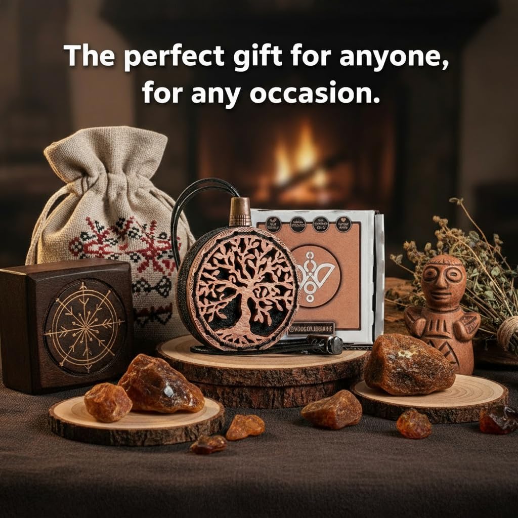 Wood Car Air Freshener — Tree Of Life Handmade Unscented DIY Essential Oil Hanging Diffuser with Felt Insert — Add Your Own Oils — Refillable — Car/Truck/SUV — Cardboard Box