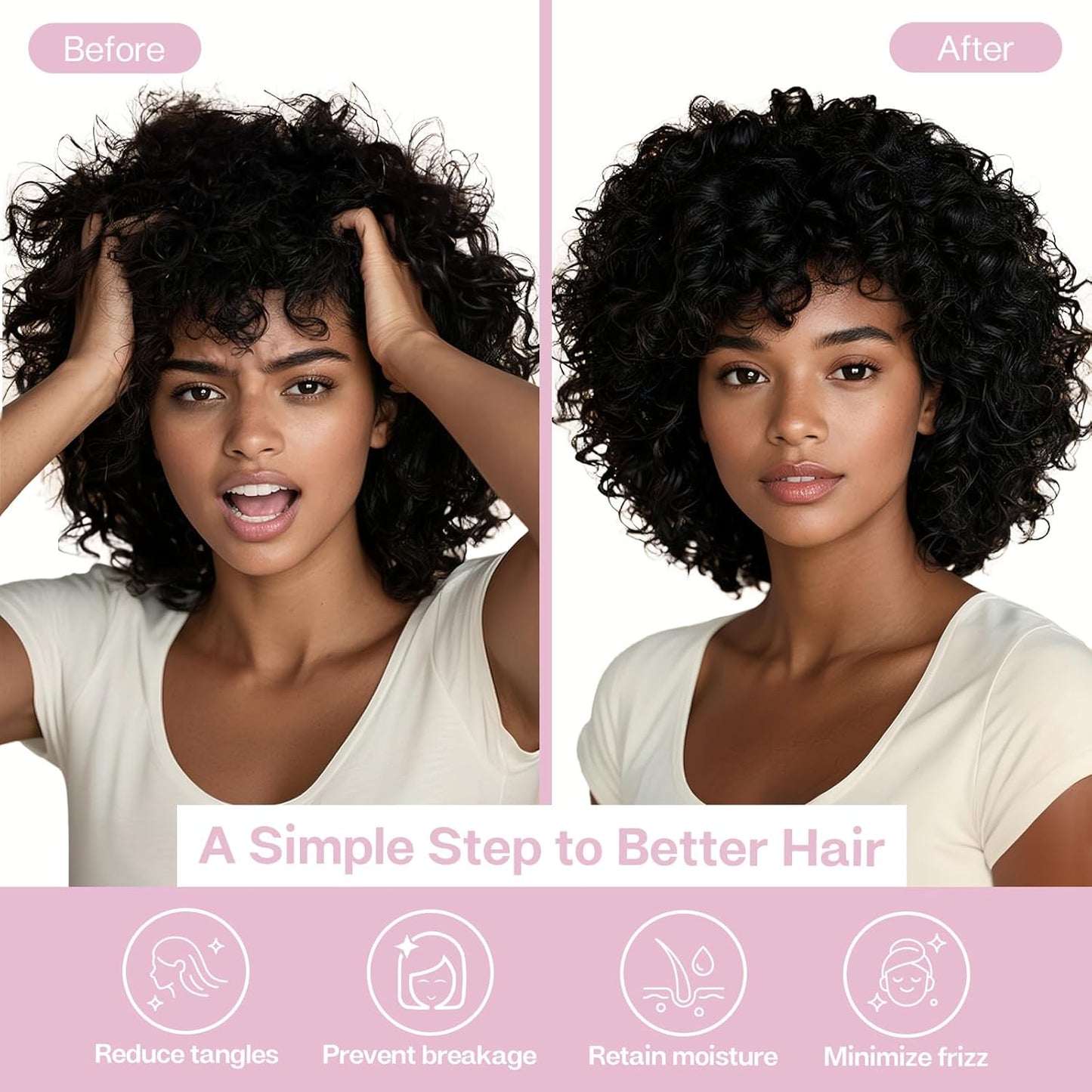 MR&HM Satin Body Pillow Cover, Soft and Breathable Body Pillow Case with Envelope Closure, Cooling and Silky Long Pillowcase for Hair and Skin,Grey (20x54, Pink)