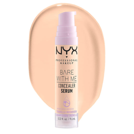 NYX PROFESSIONAL MAKEUP Bare With Me Concealer Serum, Concealer Makeup For Up To 24Hr Hydration - Fair