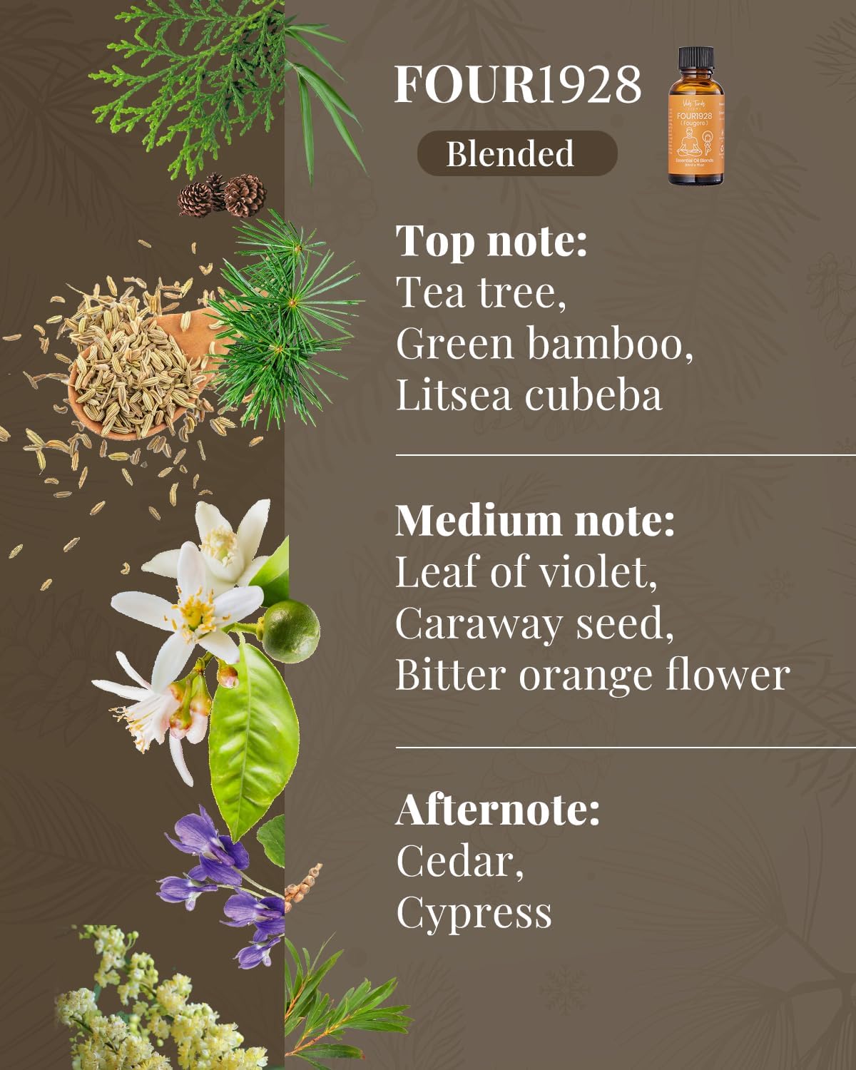 VTS Hotel Scent Essential Oils with Waterless Diffuser, Premium Gift for Women, Couples, Friends (1 fl.oz Fougere Hotel Fragrance Oil x 2 & Portable Diffuser)