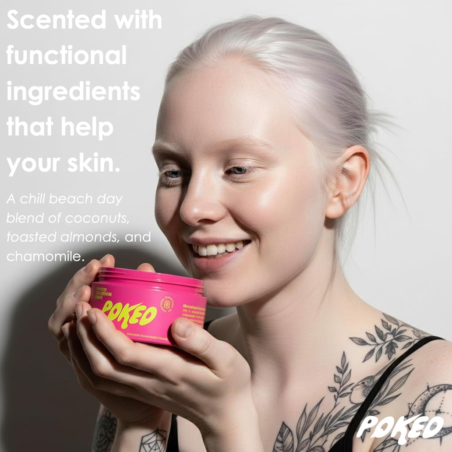 Tattoo Aftercare Balm with Soothing Botanicals and Powered by Peptides (3.5 Oz)