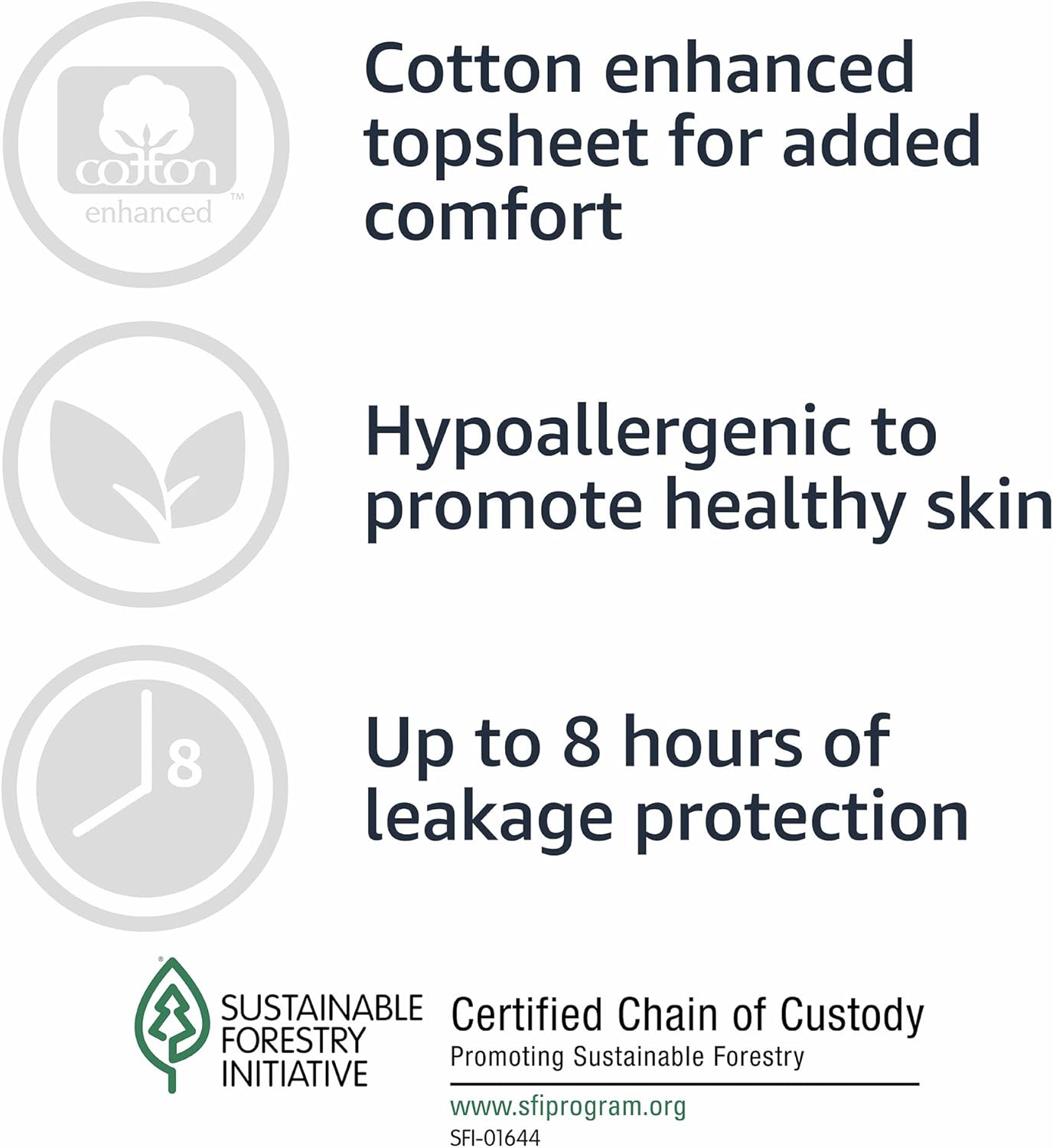 Amazon Basics Incontinence Underwear for Women, Protective, Disposable, Postpartum, Maximum Absorbency, Medium, Lavender, 20 Count