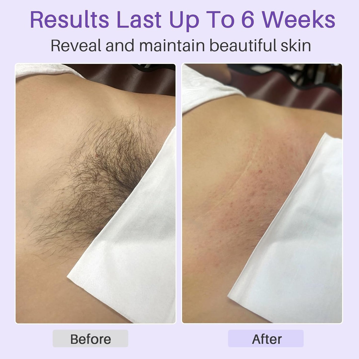 BLITZWAX 120pcs Wooden Waxing Sticks Kit for Hard Wax Hair Removal, Eyebrow Large and Small Applicators for Face, Body, and Lip, with 30 Wax Papers and Oils, Ideal for Women’s At-Home Waxing