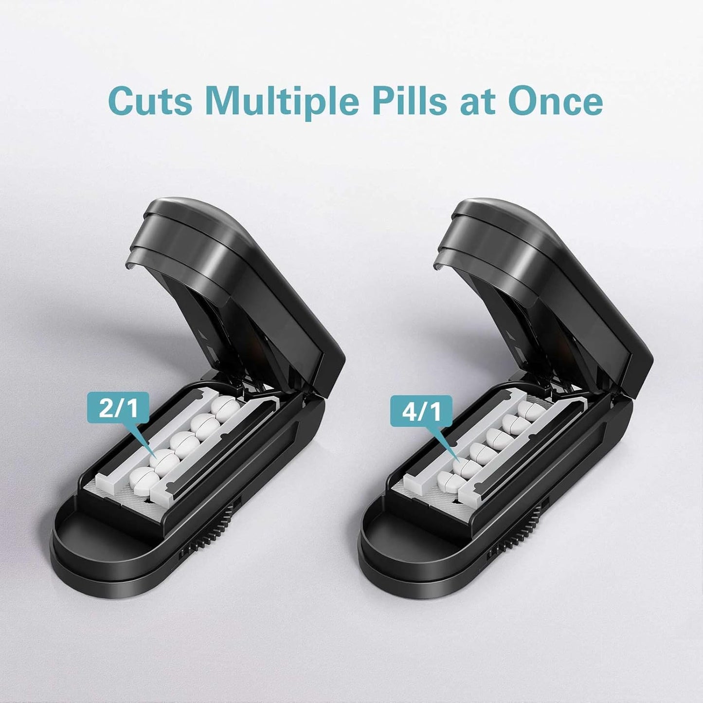 DEPAD Pill Cutter Splitter for Cutting Multiple Pills, Adjustable Pill Cutters Splitters for Small and Tiny Pills with Accurate Alignment and Sharp Safe Blade