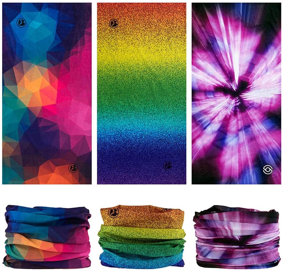 Headband Neck Gaiter Head Wrap Headwear Face Mask Magic Scarf Bandana for Men and Women