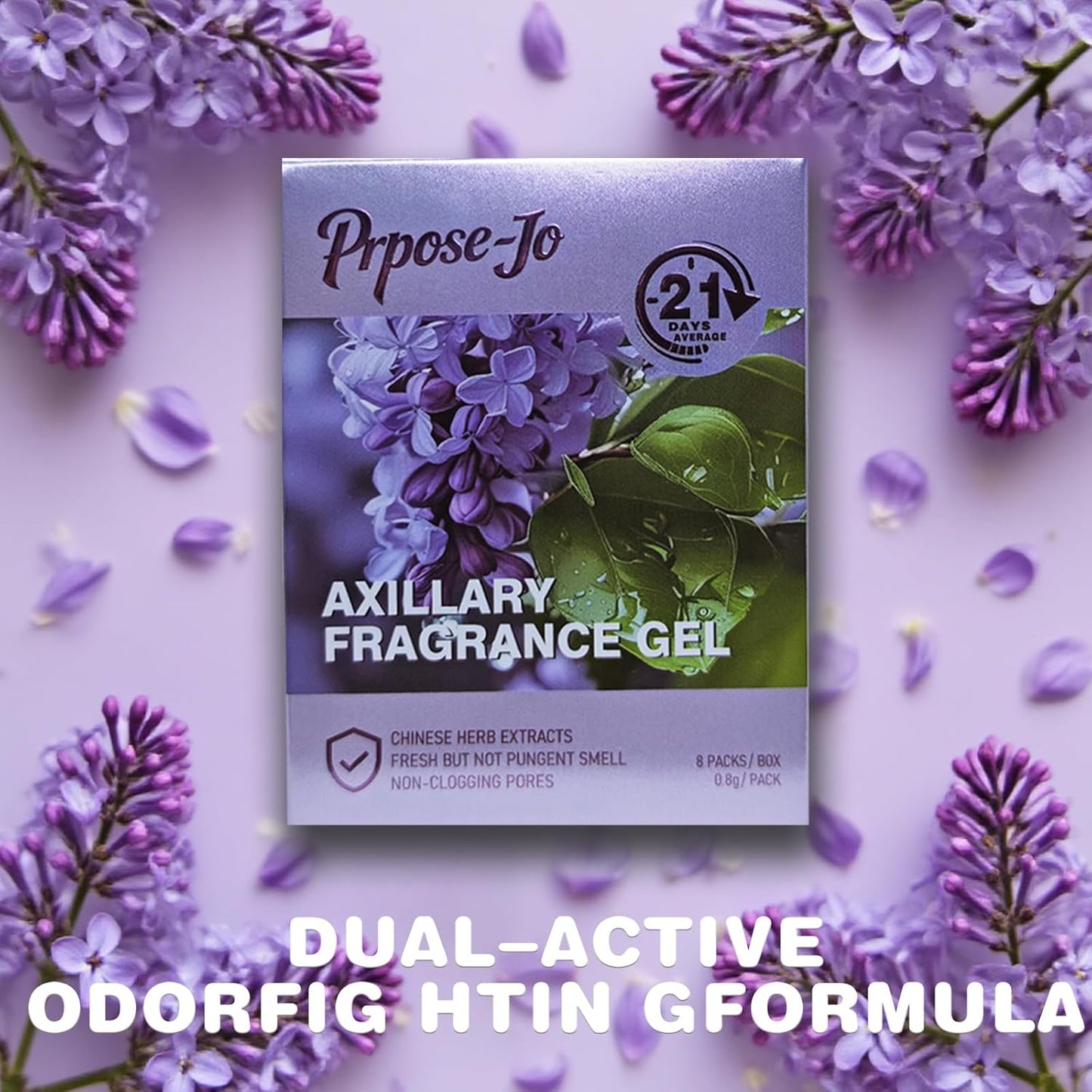 Natural Deodorant - Irritant-Free Formula Suitable for All Skin Types 21-Day Long-Lasting Freshness with Refreshing Scent