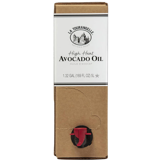 La Tourangelle Avocado Oil, Handcrafted from Premium Avocados, Great for Cooking, as Butter Substitute, and for Skin and Hair, 169 fl oz