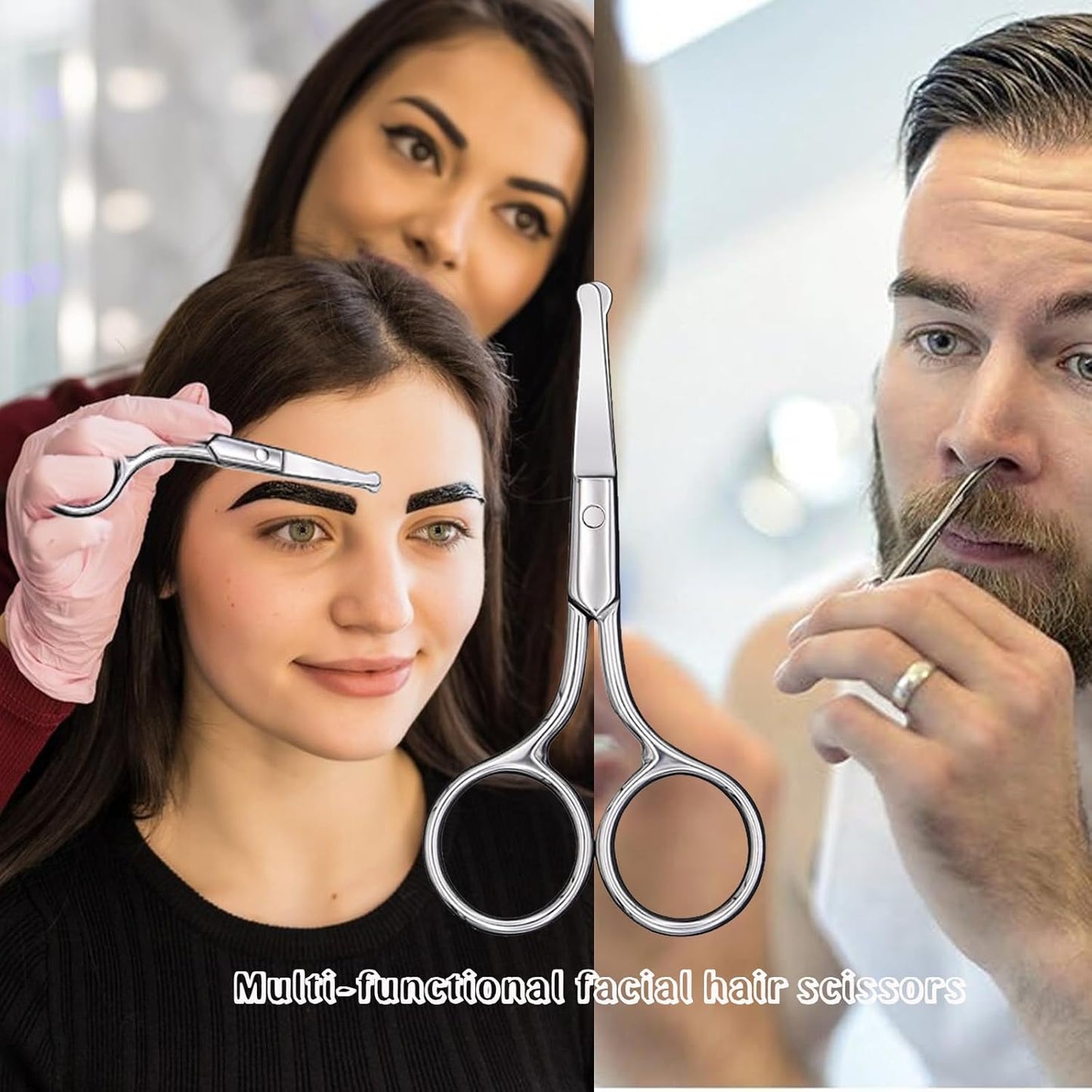 Professional Barber Scissors Set - Hair Shears Kit, Thinning Shears for Salon Haircut & Bang Trimming