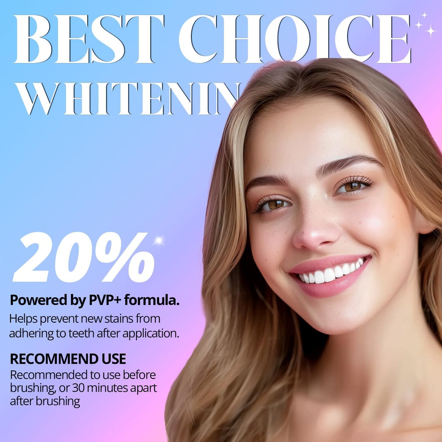 Teeth Whitening Strips - Sensitive Tooth Whitener 14 Day Treatments for Adults, Enamel Safe for White Teeth Professional Whitestrips for Deep Stains Coffee Wine Tobacco, Non-Slip 28 Strips Mint