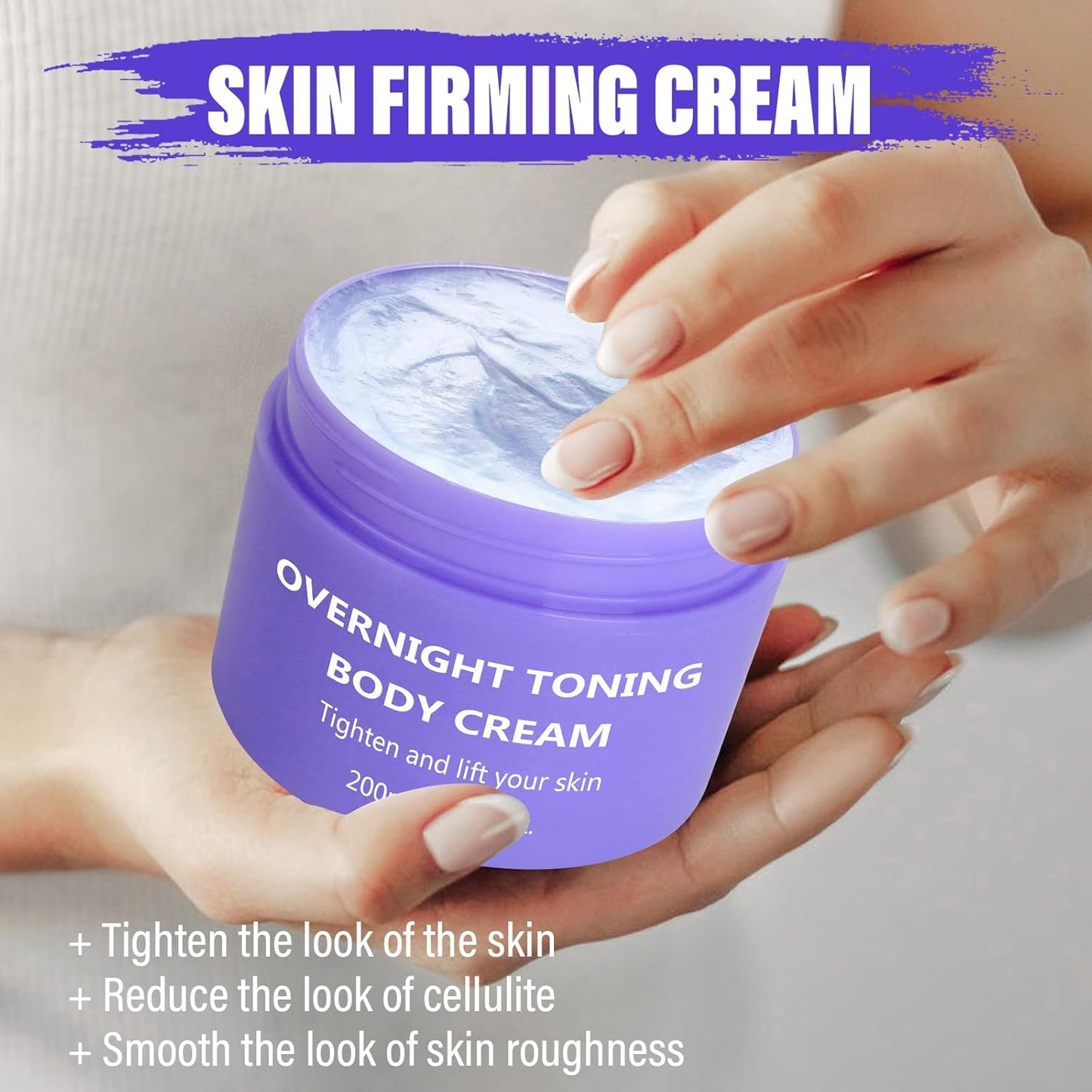 Get Dream Overnight Toning Whip 200mL/6.76oz - Anti-Wrinkle Body Firming Cream Cellulite Remover for Legs and Body - Anti Aging Skin Tightening Cream for Women Target Look Of Loose Skin