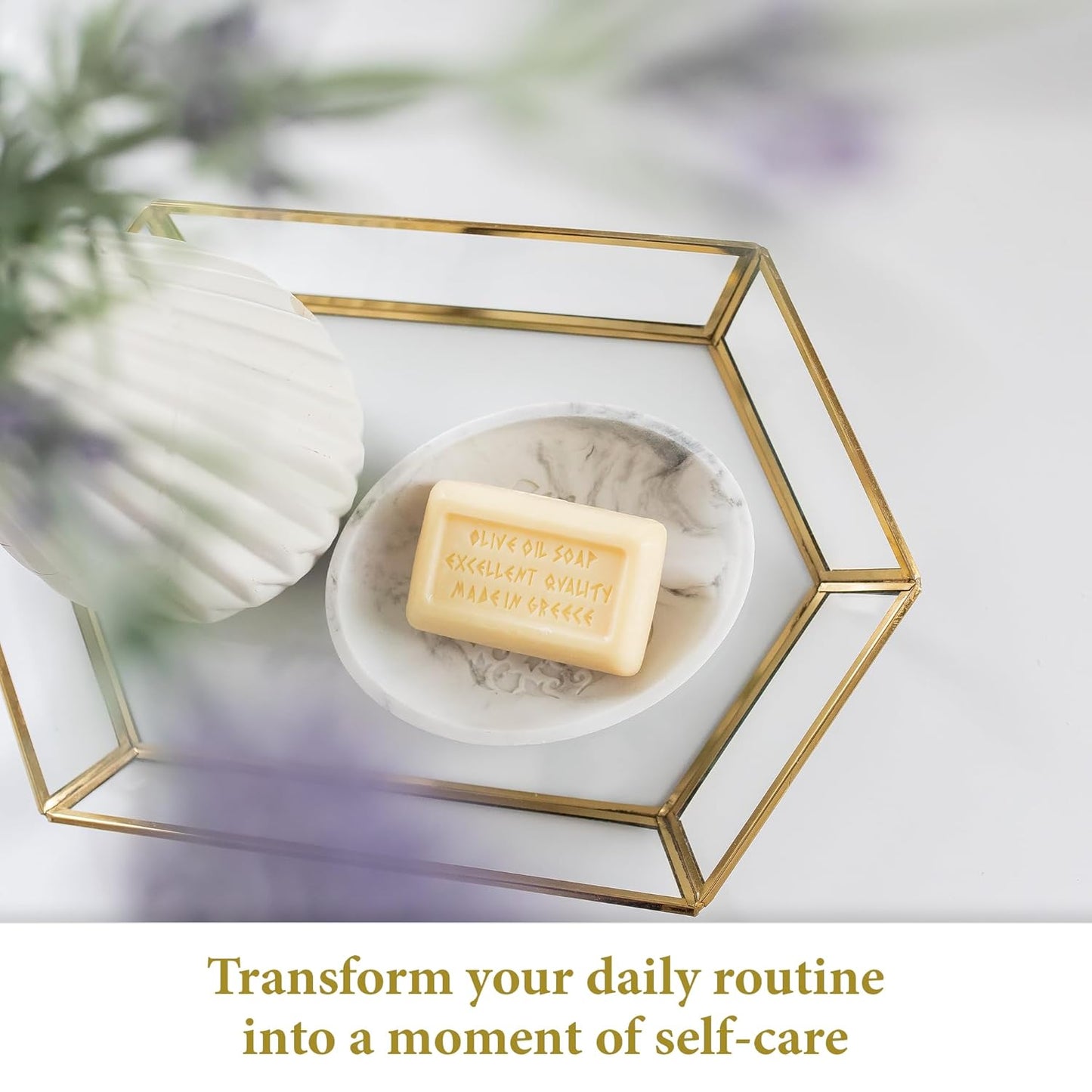 Calithea 3 Pack Soap Bars: Olive Oil Lavender Soap