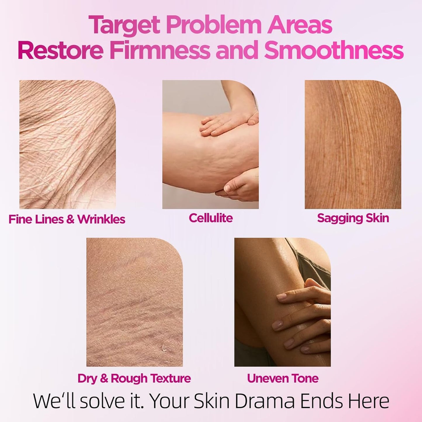 Firming Smoothing Body Cream – Visible Lifting & Tightening for Belly, Thighs, Butt | Helps Reduce Cellulite & Sagging Skin, Body Sculpting Moisturizer for Daily Body Care Routine | 4.23 fl.oz