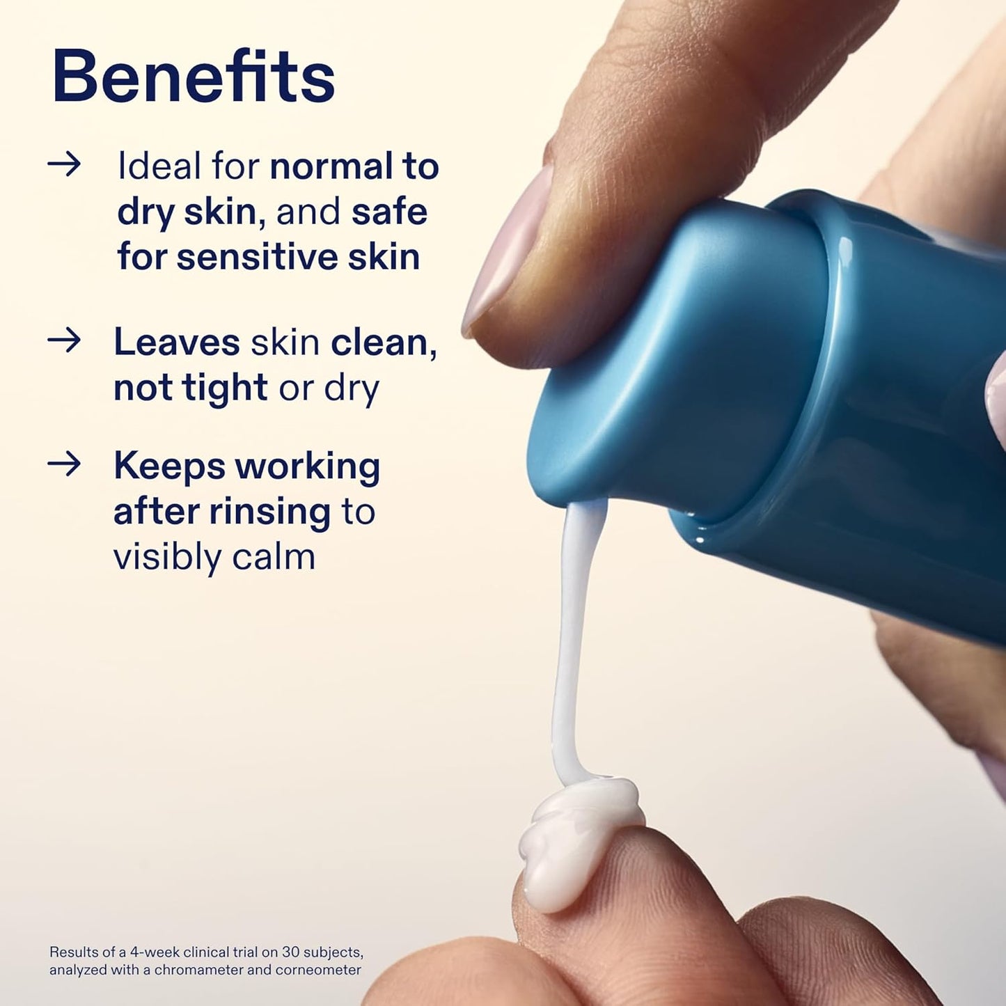 Skinfix Foaming Oil Cleanser - 6 oz - Rich Gel-to-Foam Face Cleanser to Hydrate & Soothe Dry, Sensitive Skin - Fragrance Free, Vegan, Cruelty Free