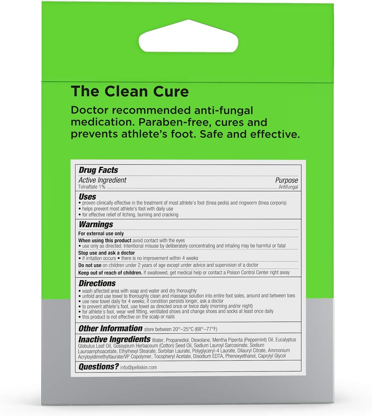 Athlete’s Foot Wipes (14 Count), Ringworm Treatment for Humans, Jock Itch Treatment: Tolnaftate 1% Antifungal Prevents, Relieves: Itching, Burning, Smelly Feet. Clinically Proven, Alcohol-Free