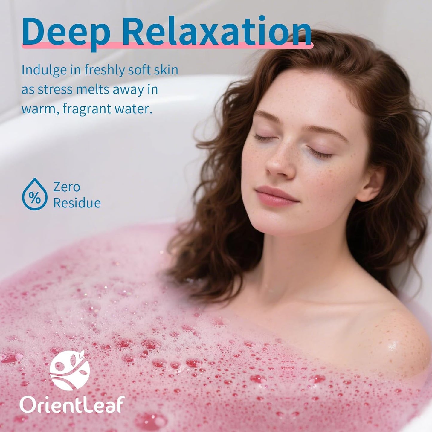 Bath Bombs Plant Scented, Stocking Stuffers Bath Bombs for Women and Girls Aromatherapy Bubble Bath, Lavender, Rose, Eucalyptus, 6 x 2 oz