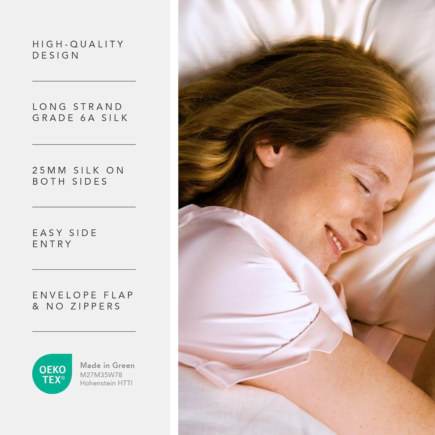 Fishers Finery 25mm 100% Pure Mulberry Silk Pillowcase (Navy Queen 2 Pack)