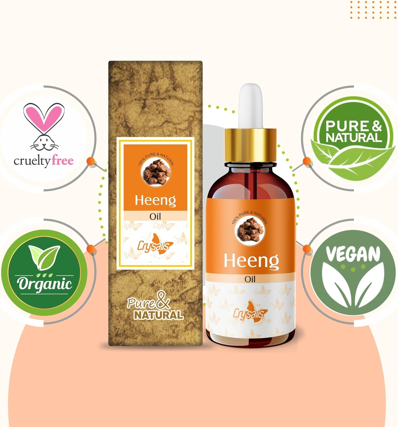 Crysalis Hing (Ferula assa- foetida) Oil - 1.01 Fl Oz (30ml)