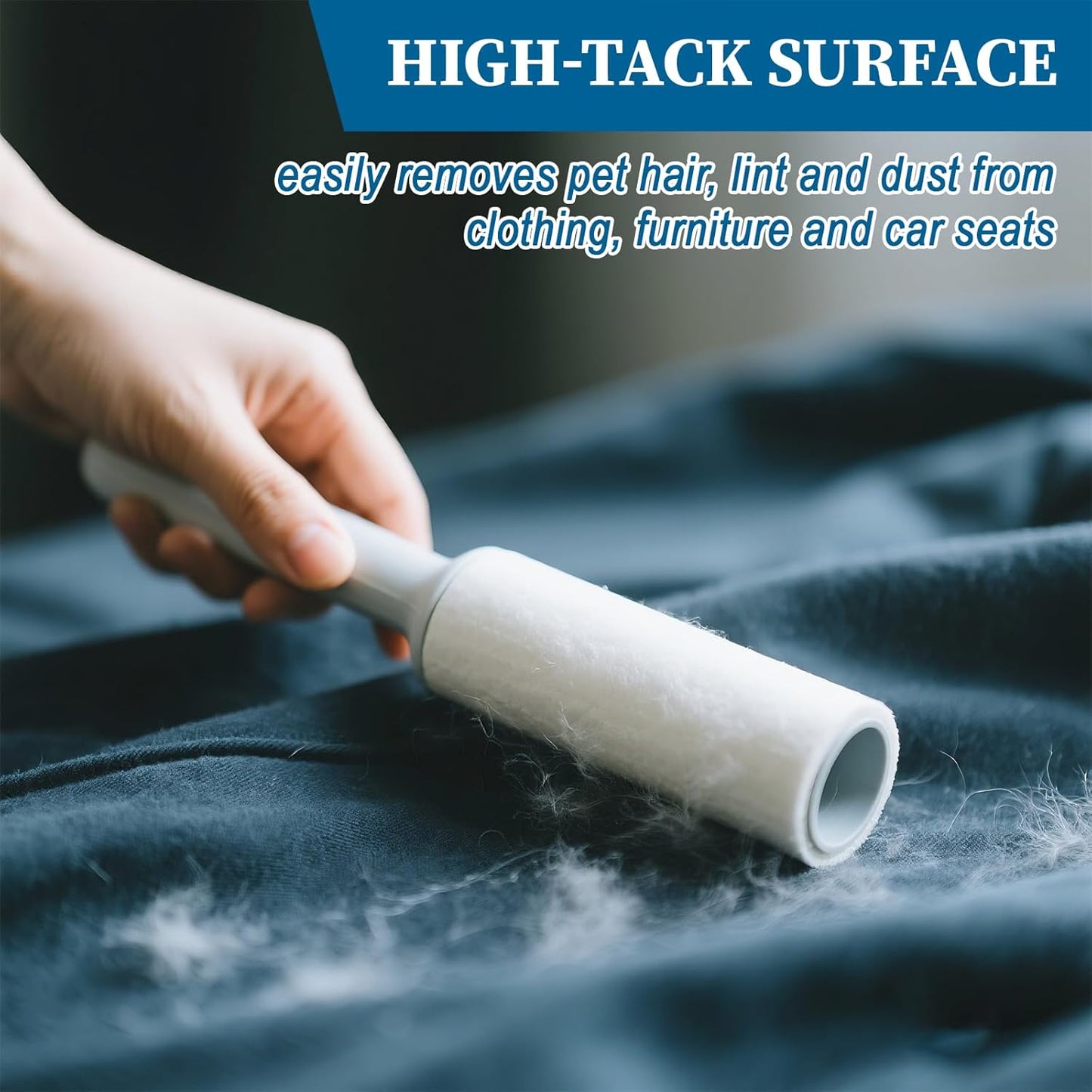 40 Pcs Mini Lint Roller, Lint Roller for Travel Size Sticky Removing Tool House Essentials for Pet Hair Removal Travel Clothes Gifts Bags Furniture Car Seat