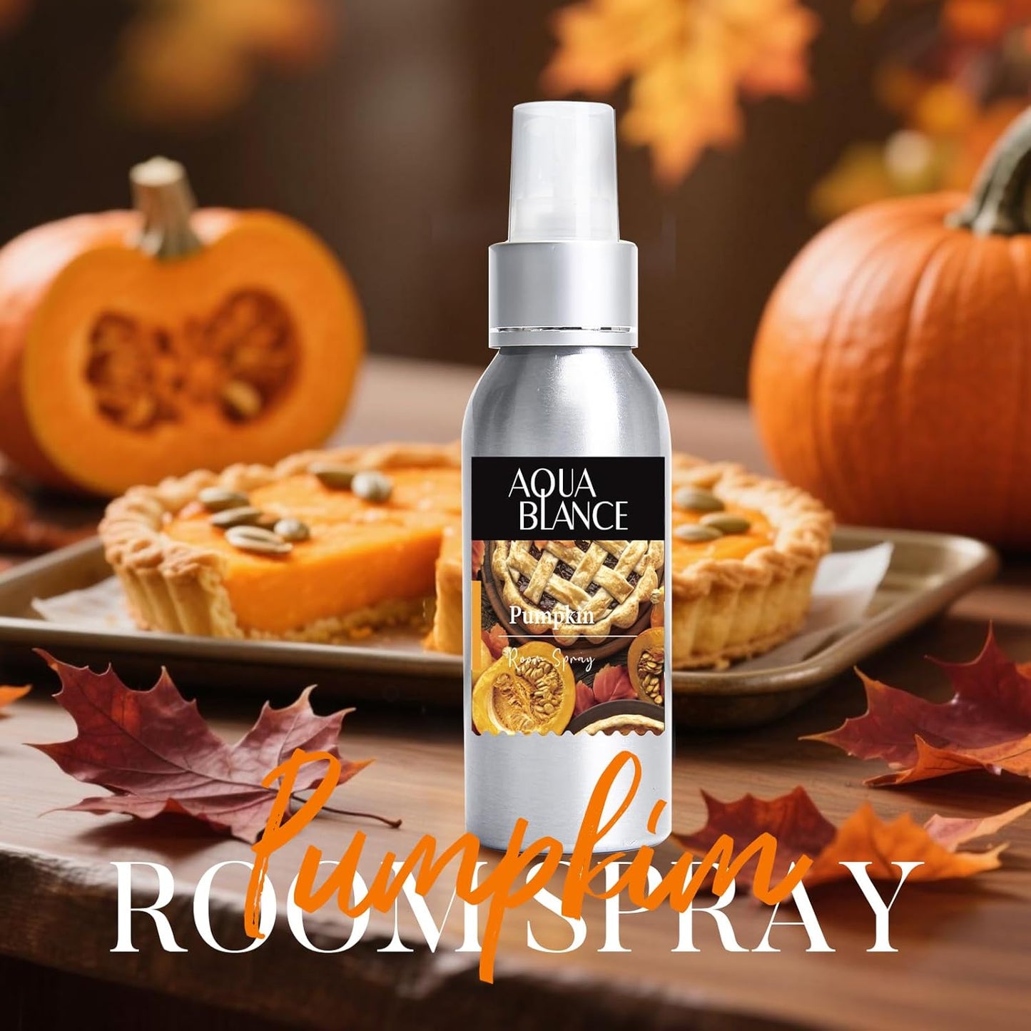 Fragrant Room Spray, Autumn, Apple Cinnamon, Pumpkin, 3 x 3.4 fl oz, Air Fresheners Odor Eliminator for Home, Bathroom, Concentrated Room Spray