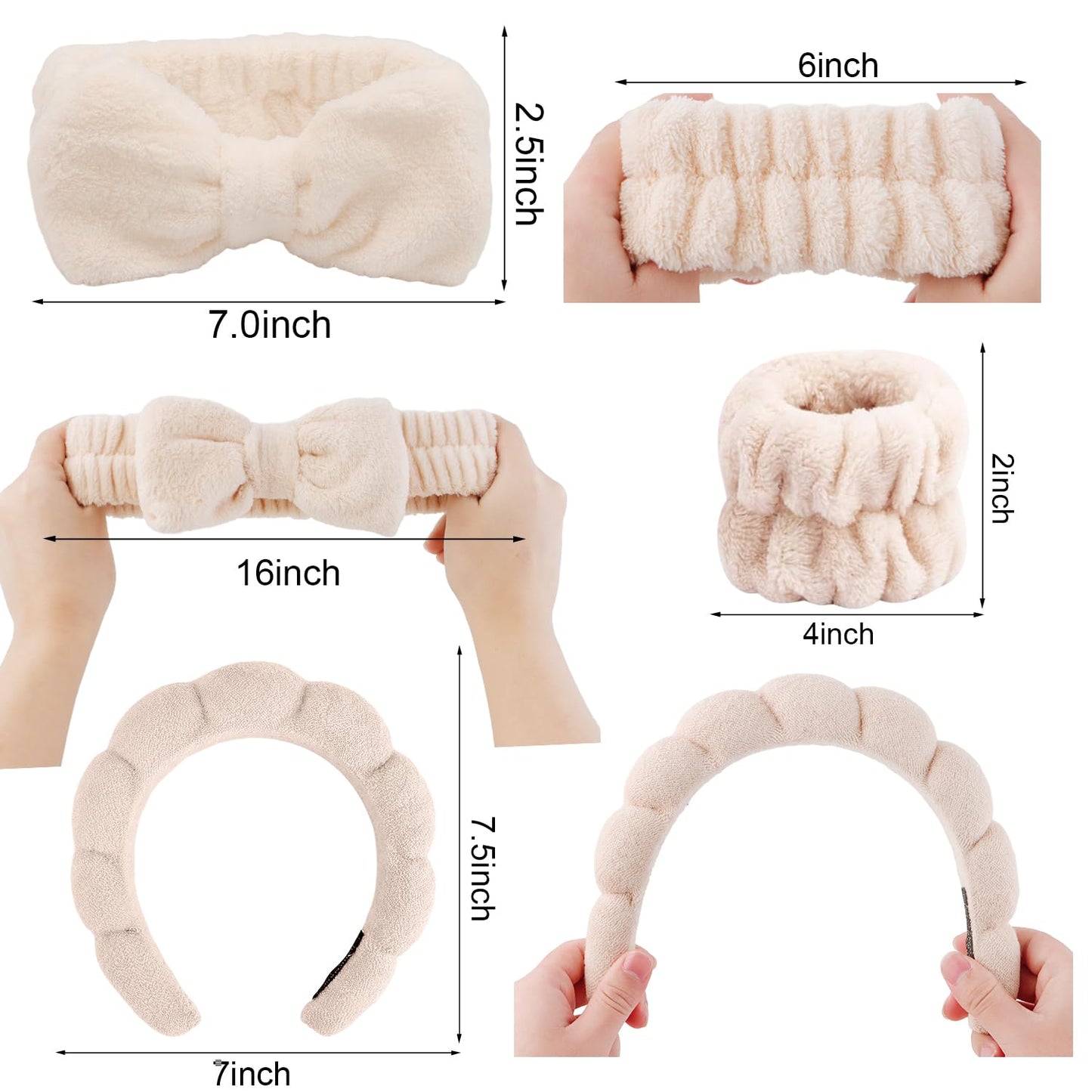 Chanaco Spa Headband, Makeup and Face Wash Accessory, Trendy Hair Accessories for Women and Teen Girls