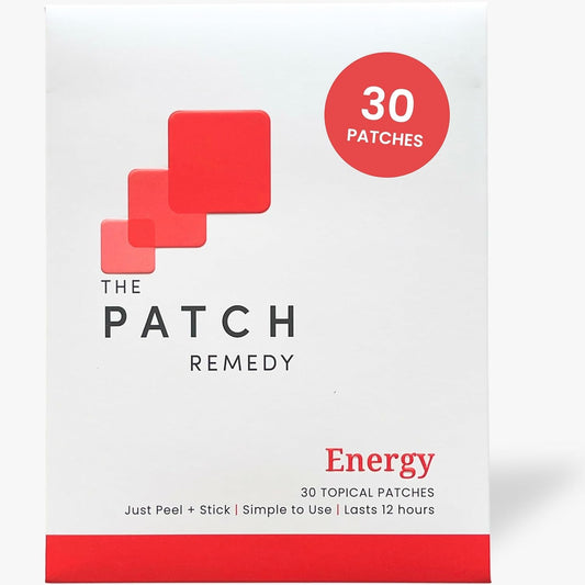 Energy Patch | Guarana, Taurine, Glucuronolactone, Green Tea, B Vitamins | 30 Patches