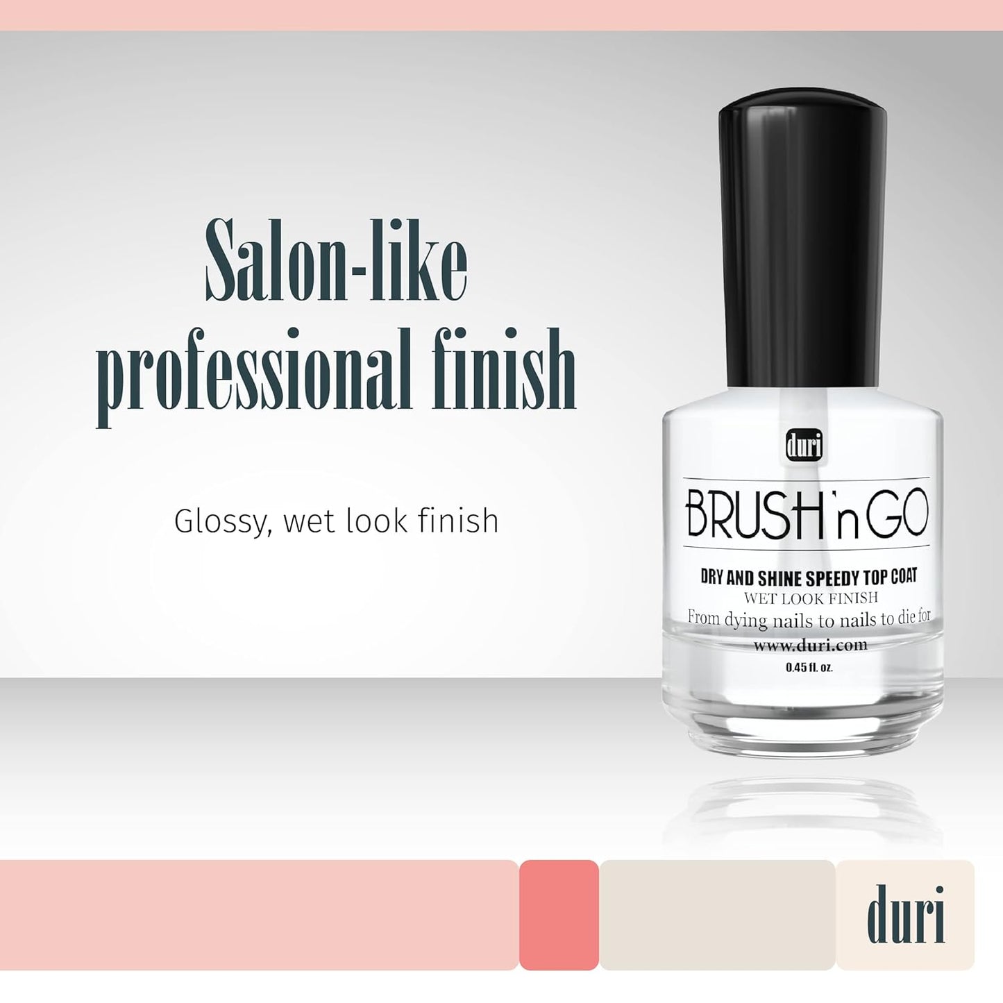 duri Brush’n Go Dry and Shine Speedy Top Coat (Brush'N Go (Pack of 3))