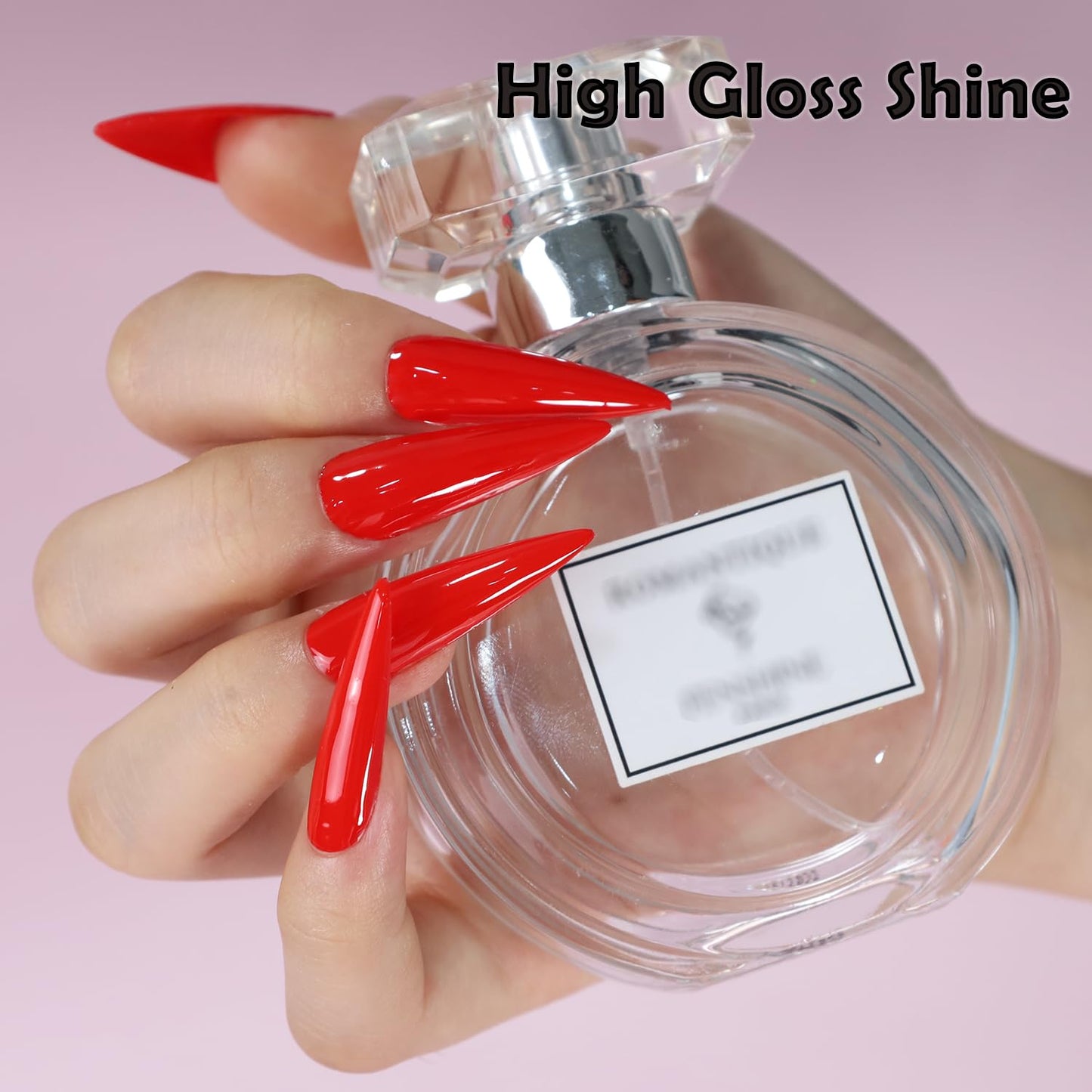 FZANEST Red Gel Nail Polish, 15ml Nail Gel Polish Fall Winter Color Soak Off UV LED Nail Art Starter Manicure Salon DIY at Home, 0.51 OZ #D88