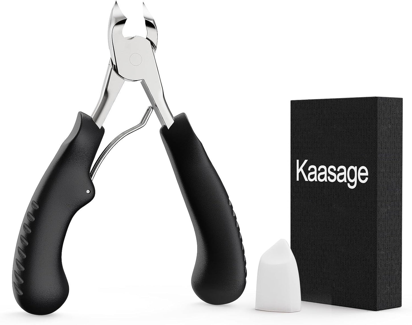 Nail Clippers for Thick & Ingrown Toenails - Sharp Curved Blade & Non-Slip Handle -Toenail Clippers for Men, Women, and Seniors - Professional Heavy-Duty Pedicure Tool Gift