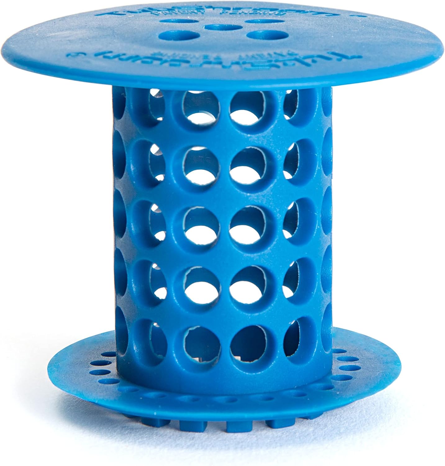 TubShroom Tub Drain Hair Catcher Strainer, Blue – Drain Protector and Hair Catcher for Bathroom Drains, Fits 1.5” – 1.75” Bathtub and Shower Tub Drains