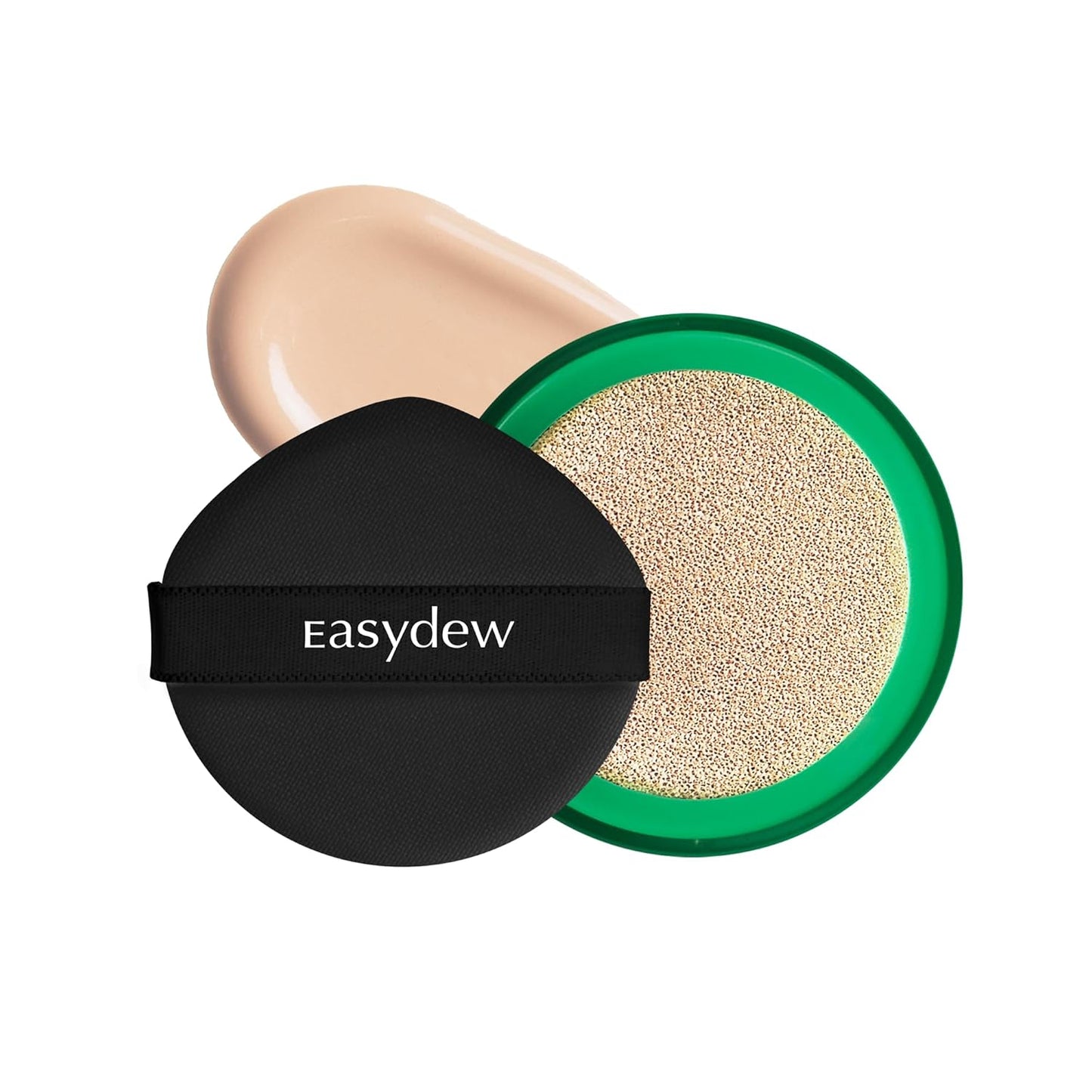 Easydew Mela B Toning Ampoule Cushion Refill - 3-in-1 Age-Defying Sun Shield Full Coverage Cushion Foundation with Niacinamide & Hyaluron-Vital C - Face Makeup Korean Skin Care 0.45 oz (#19 Sand)