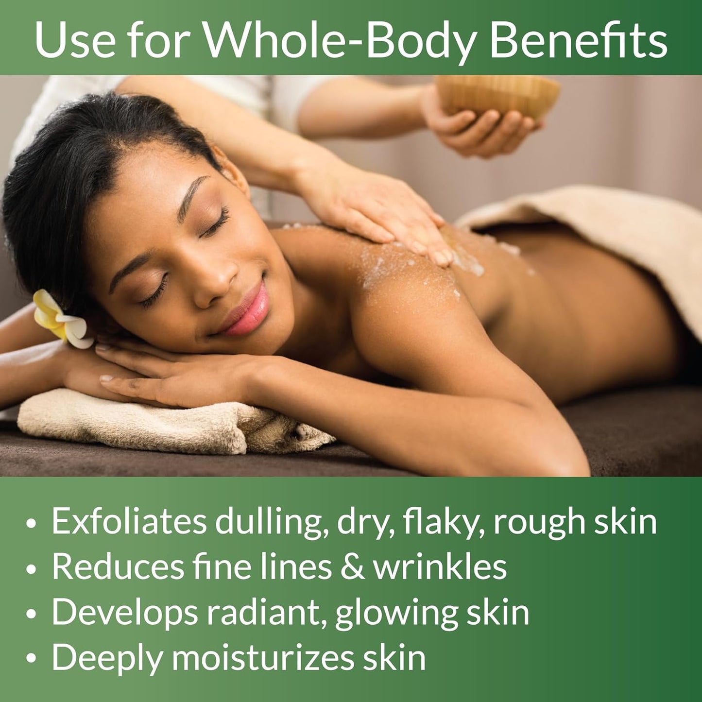 Organic Fiji Coconut Oil Infused Sugar Scrub for Face & Body 20-Ounces (20 Ounce (Pack of 1), Tea Tree Spearmint)