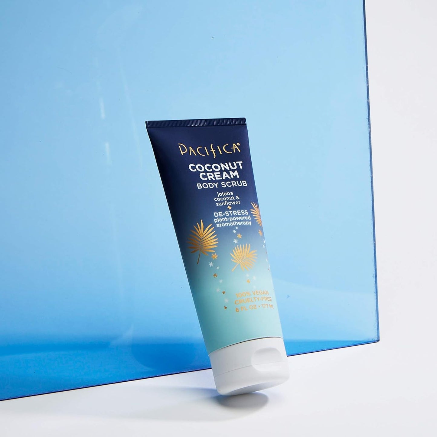 Pacifica Coconut Cream Body Scrub, Gently Exfoliates & Polishes Dead Skin, For All Skin Types, Ven & Cruelty-Free, 6 Fl Oz