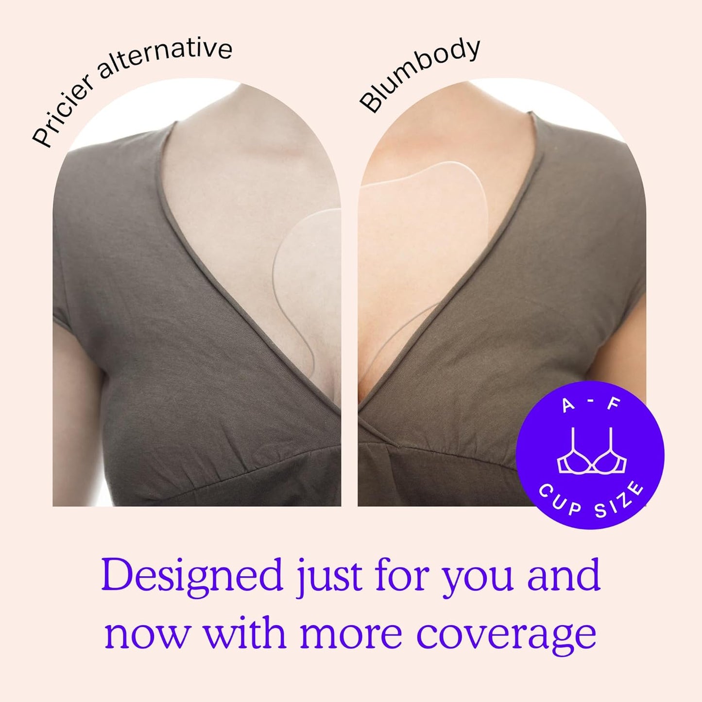 BLUMBODY Chest Wrinkle Pads – Anti-Wrinkle Silicone Patches Skin Firming, Smoothing – Reusable Overnight Chest Pad – Anti-Aging Crepe Erase Pads – Neck, Décolleté (1.5-Month Supply)