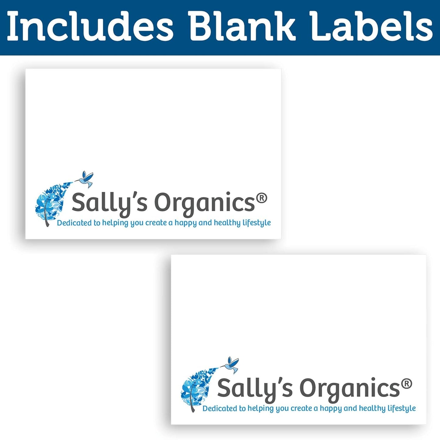 Sally's Organics Empty Blue Glass Small Portable Atomizer Spritzer, 2 Pack (4oz)