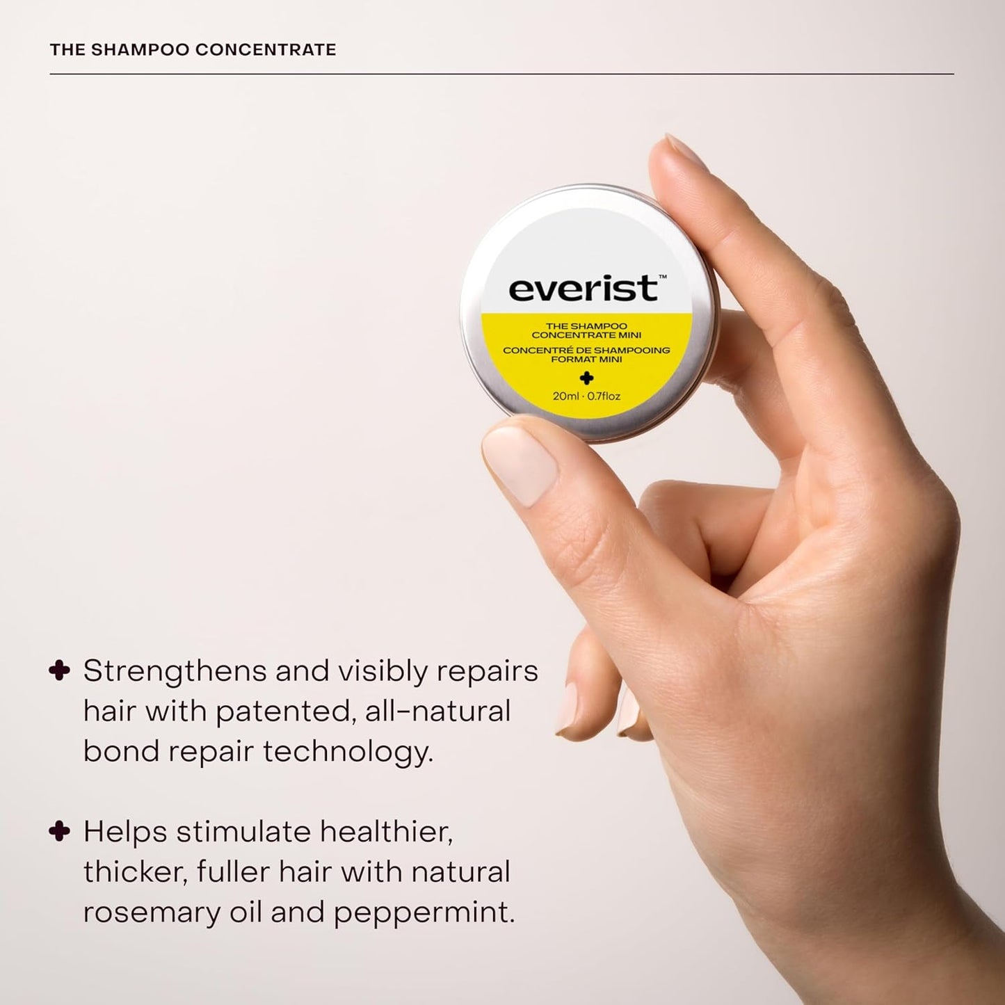 Everist The Shower Essentials Travel Kit, Hydrating for All Hair and Skin Types, Smoothing & Softening, Plant-based, Color-safe, Dye-free, 0.7 fl oz Each, Tins