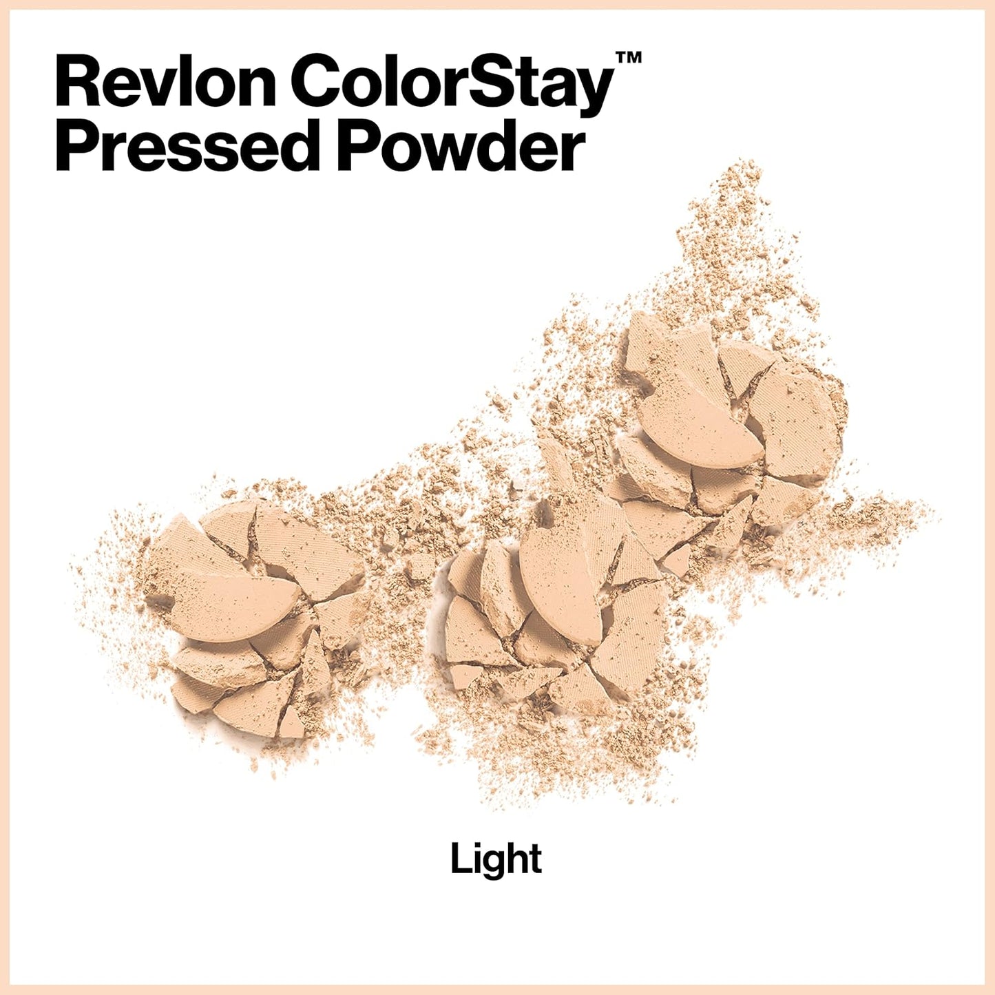 Revlon ColorStay Pressed Powder Face Makeup, Longwearing, Fragrance-Free, Noncomedogenic, 820 Light, 0.3 oz