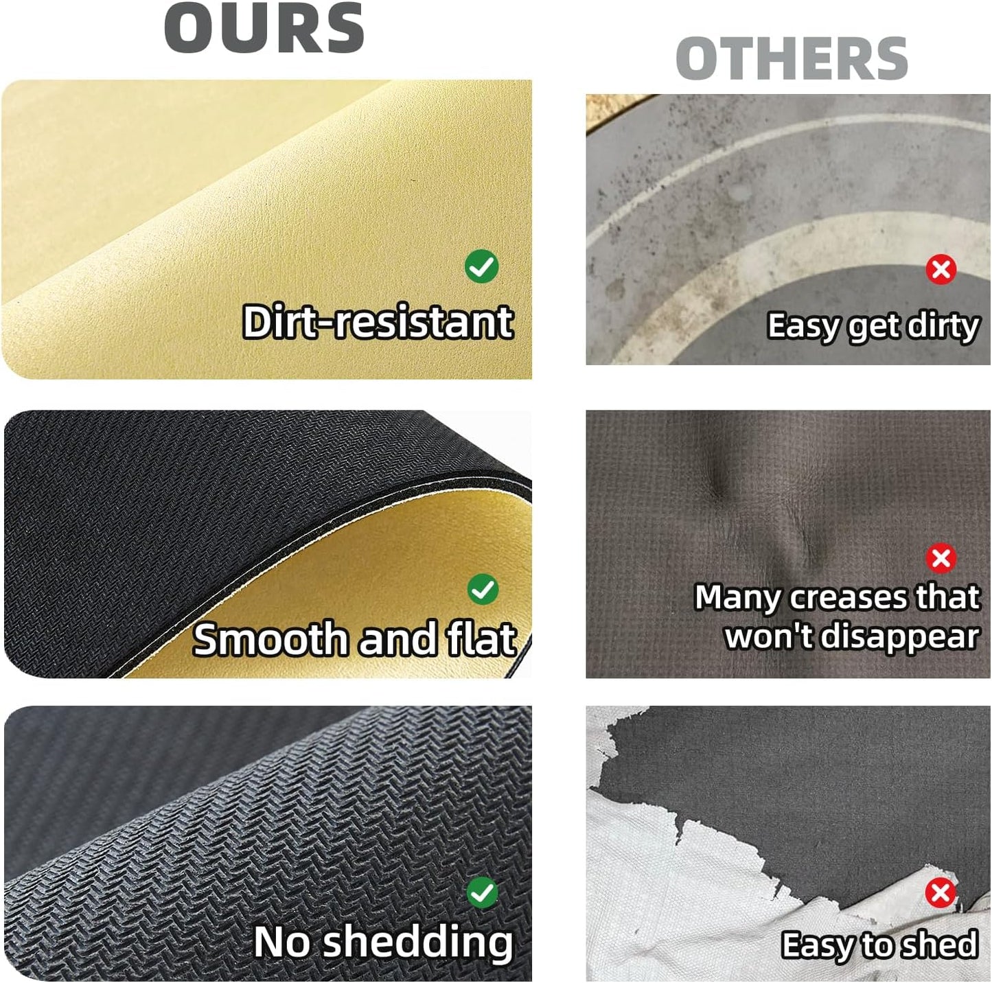 Bathroom Mat Quick Dry, Bathroom Rugs Non Slip Washable Thin Absorbent Bath Mat Fits Under Door Bathroom Floor Mat Perfect for Bath, Shower, or Sink 36"x48" Light Yellow