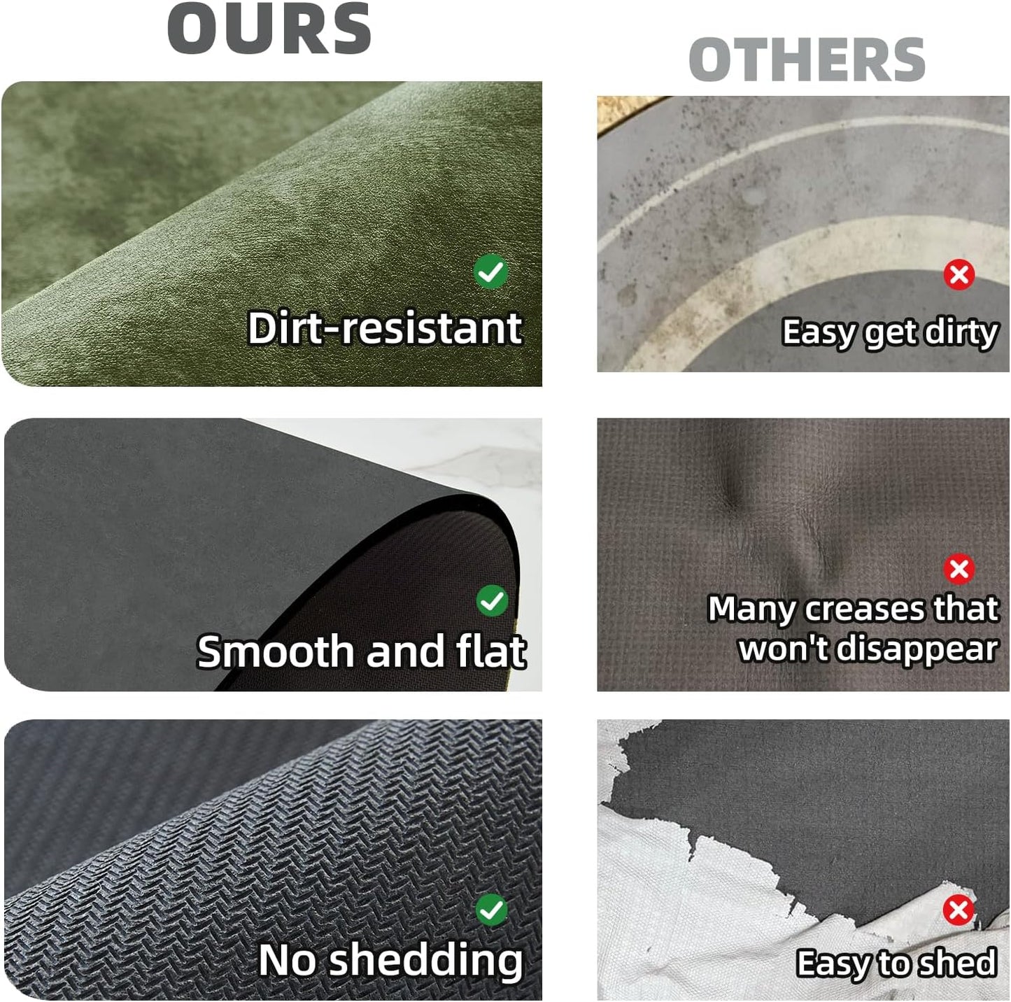 Bathroom Mat Quick Dry, Bathroom Rugs Non Slip Washable Thin Absorbent Bath Mat Fits Under Door Bathroom Floor Mat Perfect for Bath, Shower, or Sink 17"x59" Sage Green