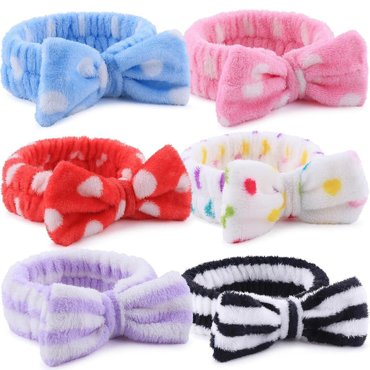 WSYUB Skincare Headband, 6pcs Headband for Washing Face,Spa&Makeup Headbands