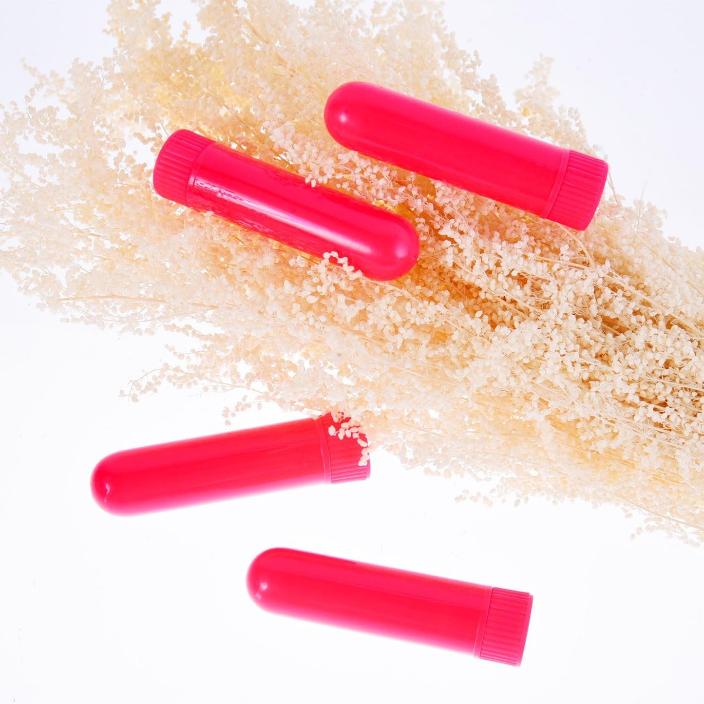 eBoot 28 Sets Essential Oil Aromatherapy Nasal Inhalers Tubes Refillable Inhaler Stick, 7 Colors, with Wicks