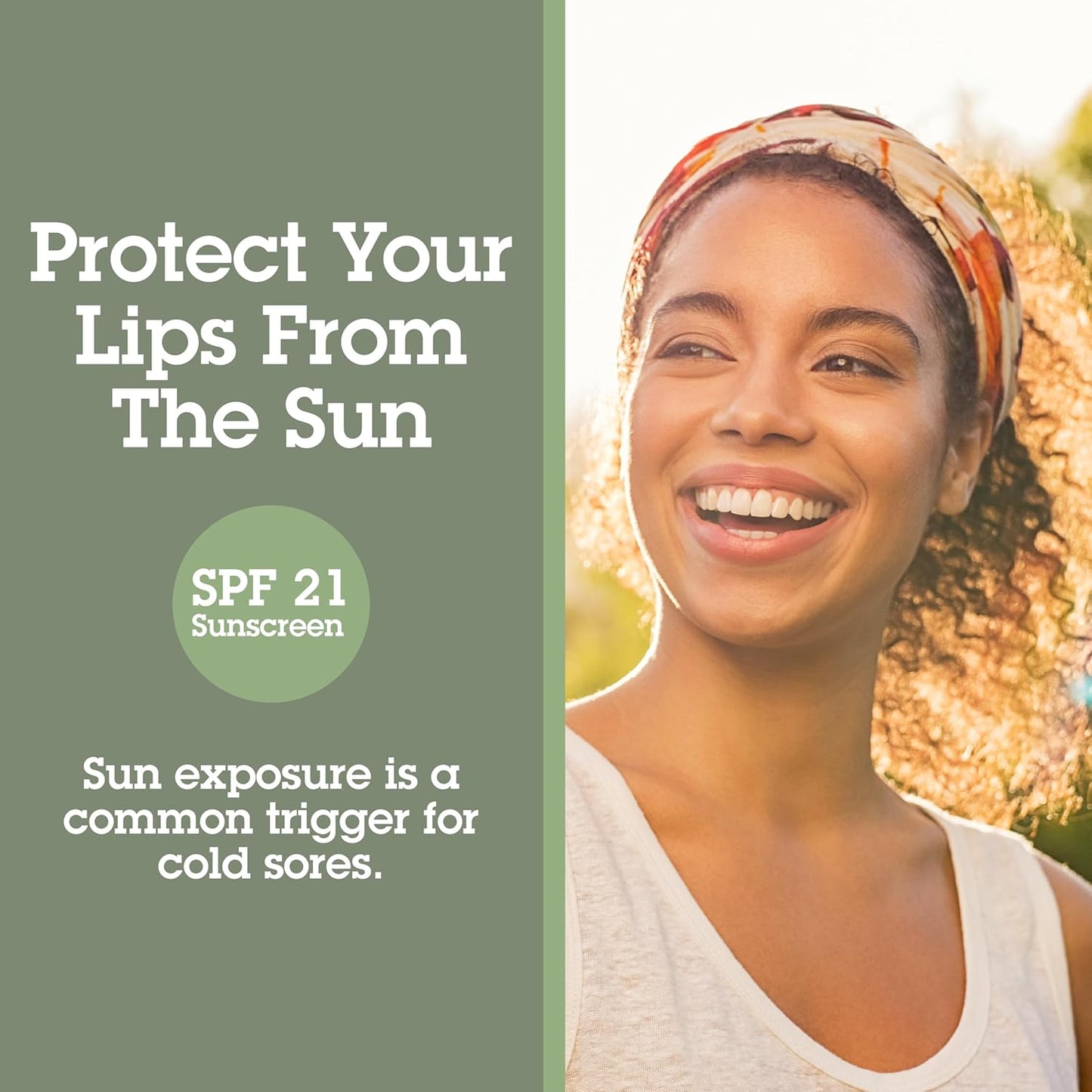 Quantum Health SuperLysine+ Colds tick Lip Sunscreen - Lysine Herbs & Nutrients Soothe & Moisturize Lips - Softens & Protects from the Sun - SPF 21 - Clear - 0.17 Ounce