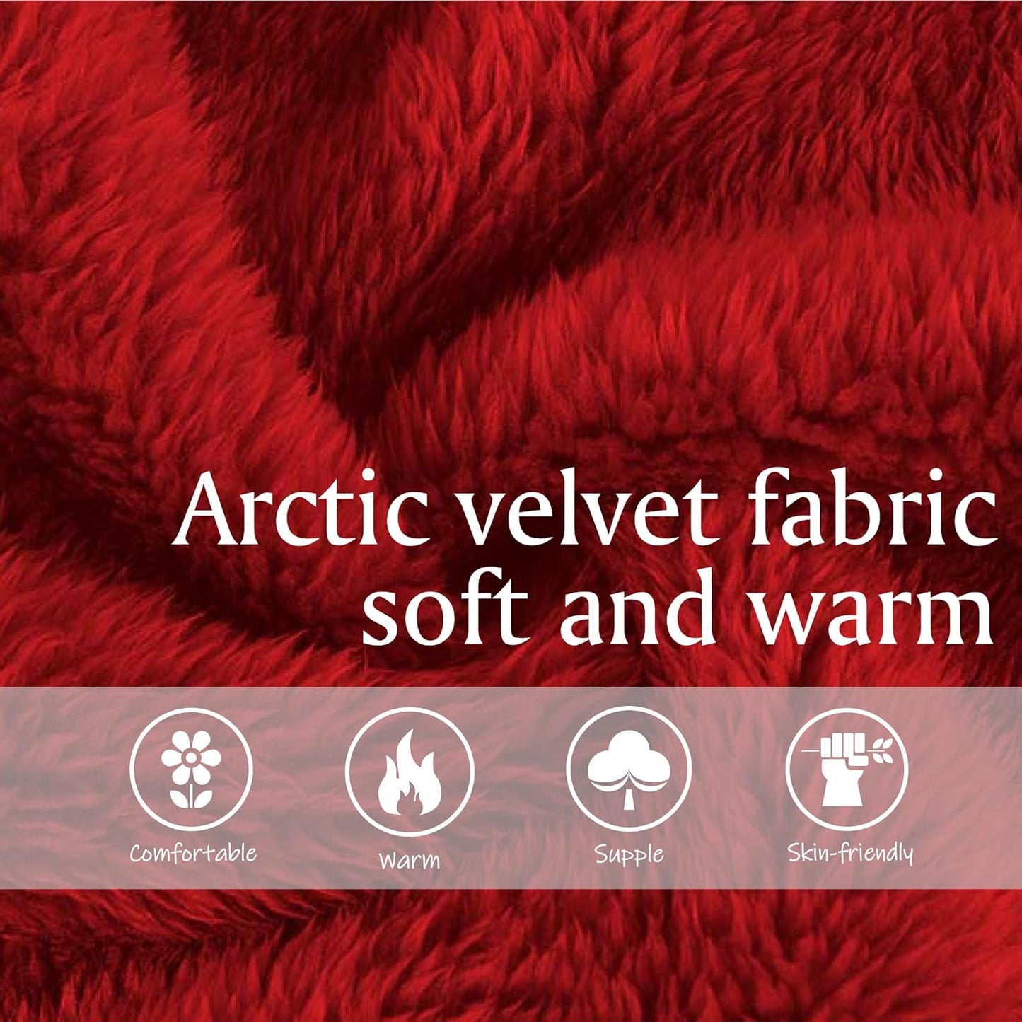 Inner Wish Womens Plush Fleece Robe, Cozy Warm Bathrobe Fuzzy Female Spa Robe With Pockets