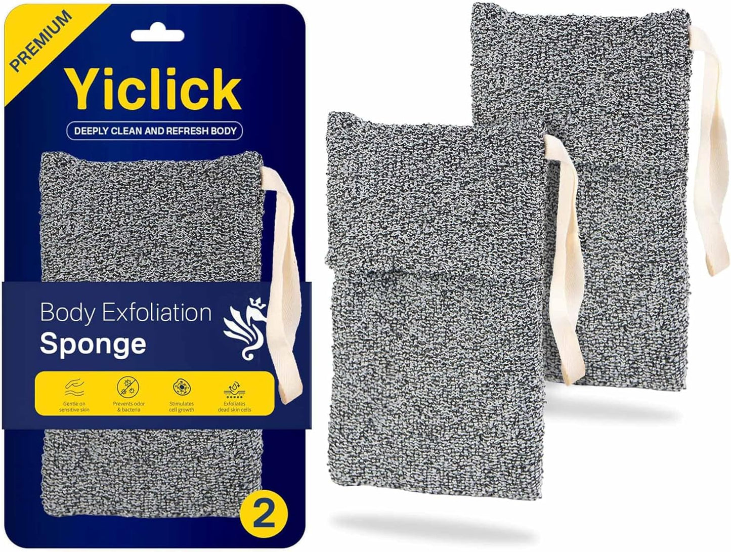 Yiclick Soap Savers for Bar Soap, Soap Bags for Soap Bars, Soap Loofah Pouch, Bar Soap Holder for Shower Bath, Soap Loofah Sponge, Soap Mesh Net Sock Exfoliating Body Scrubber Washcloth Cloth