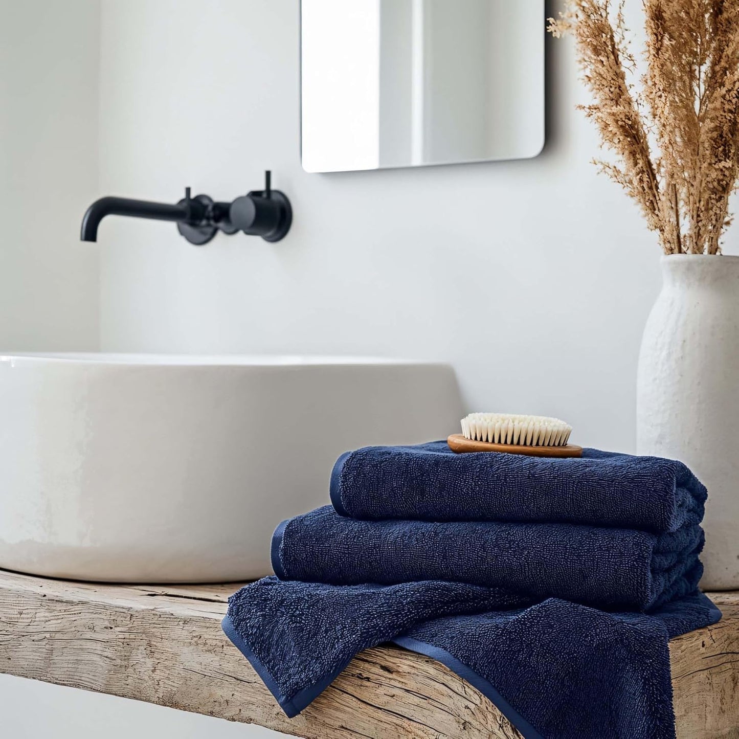 Italic Ultraplush 100% Australian Cotton Washcloths - Set of 2 Luxury Plush Face Wash Cloths, Soft and Absorbent 800 GSM for Bathroom, Spa, Gym, Face and Body (Dusk)