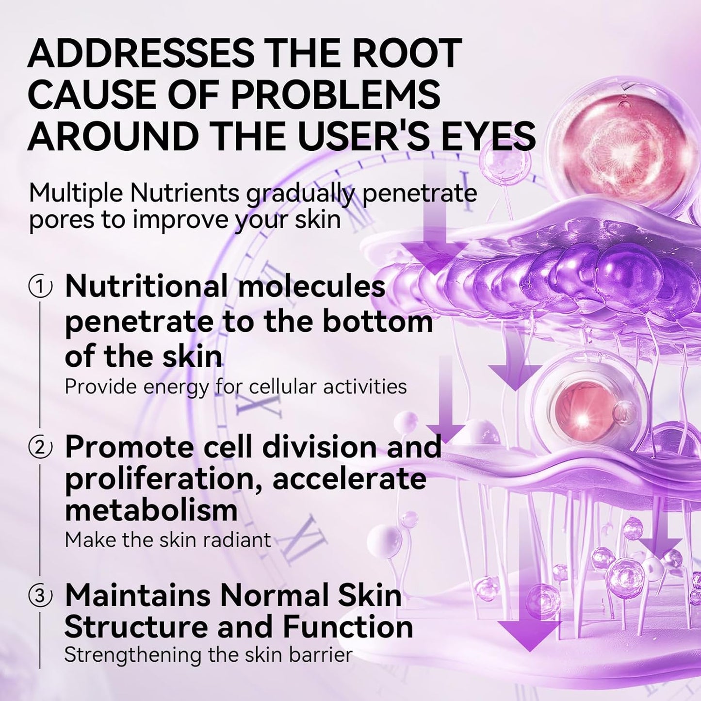 BREYLEE Retinol Eye Mask Under Eye Patches with Retinol, Collagen & Hyaluronic Acid, Reduce Puffy Eyes, Dark Circles, Wrinkles & Fine Lines, Anti-Aging Smoothing Skin Care for Women & Men - 60 Pcs