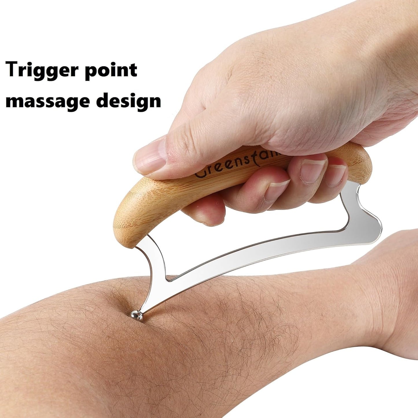 2 in 1 Stainless Steel Gua Sha Massage Tool Set for Muscle Relief, Muscle Scraper Tools,Portable Body Scrapers Tool for Neck, Back, Feet Recovery.