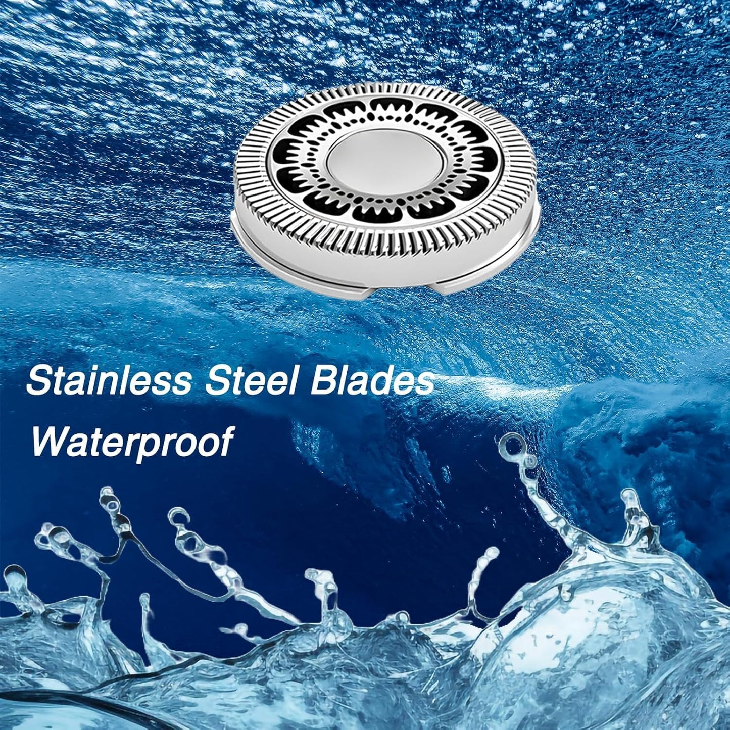 SH60 Replacement Head Series 6000 Compatible with Philips Norelco 6000 Replacement Heads Blades Shaver Razors for Philips Norelco Series 6000 Replacement Heads, for S6880/81 S6810/82 S6850/85, 6 Pack