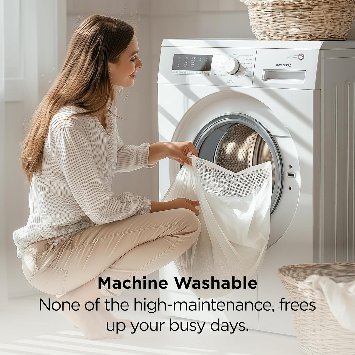 Bedsure Satin Pillowcase 2 Pack Similar to Silk Pillow Cases Standard Size, Pillow Case for Sleeping Women with Envelope Closure, Gifts for Women Men, Icelandic Blue, 20x26 Inches, 2pcs