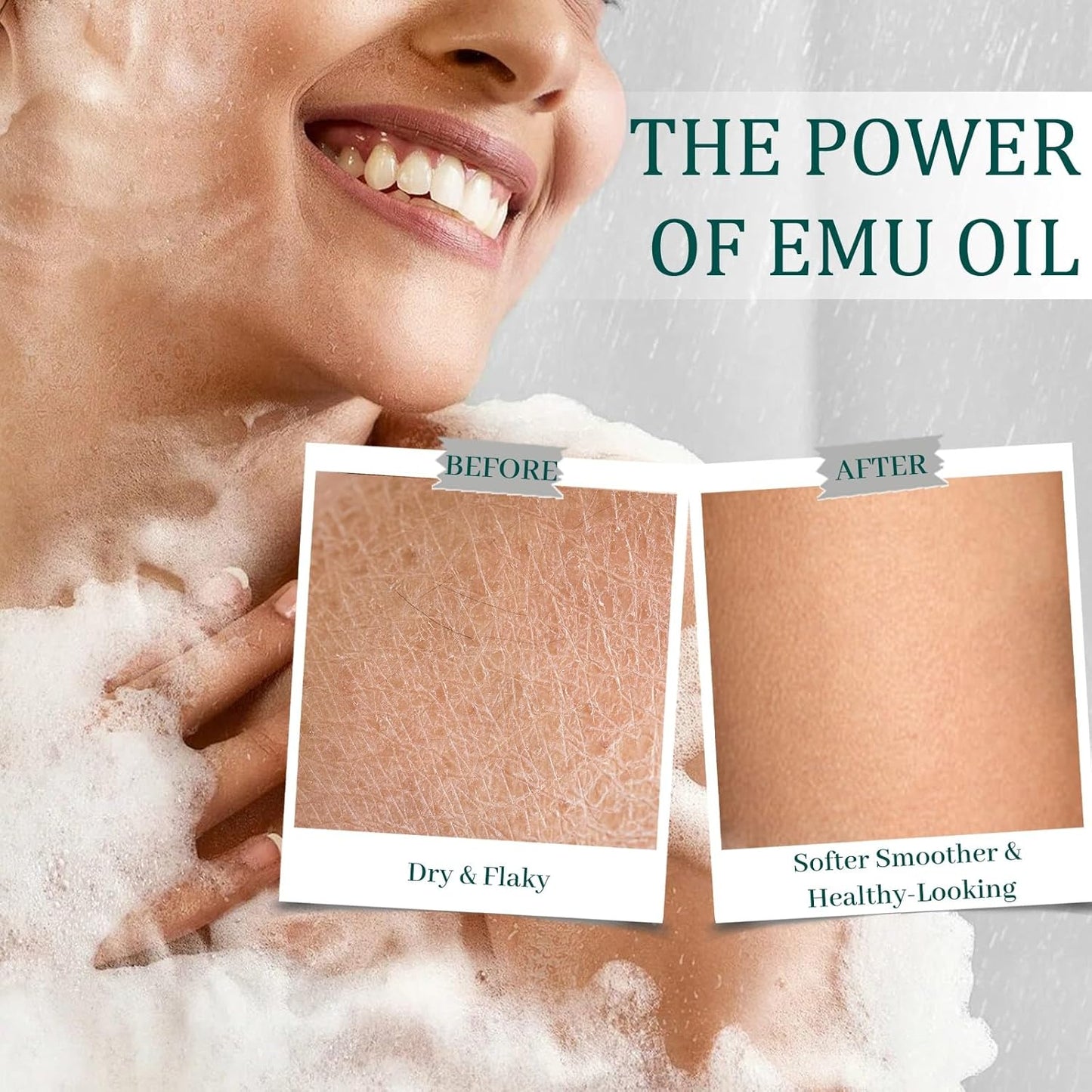 Emu Oil Soap Bars 3 Pack, Handmade Cold Processed Exfoliating Body Wash Bar, Moisturizing for Dry Sensitive Skin, Soothes with Omega-Rich Oils