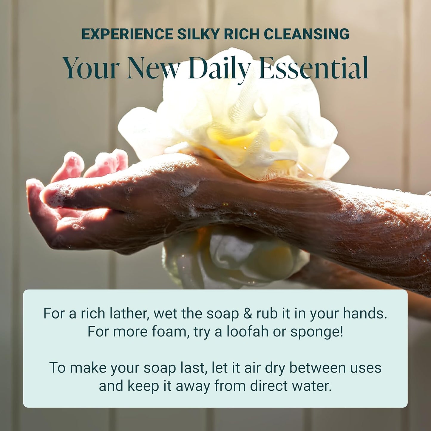 The Bubble Factory Handmade Natural Bath & Body Soap Bar, Vegan, All-Natural, Palm Oil Free, Made in USA with Shea Butter + Essential Oils, Eucalyptus Mint/Rosemary Mint/Tea Tree Mint, 3 Bars